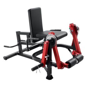Leg Extension and Curl Machine, Seated Leg Rotary Extension for Thigh, Adjustable Lower Body Specialty Exercises Equipment (Leg Training Method: Single-Leg Exercise, Foldable Seat or not: Foldable)